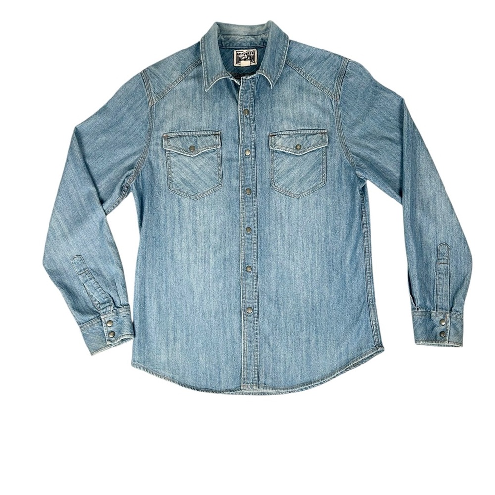 Converse One Star Light Blue Denim Shirt